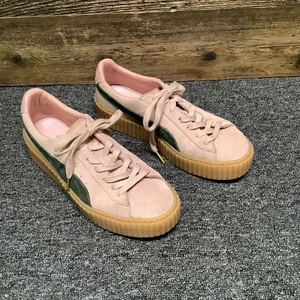 Fenty Puma Creeper in Dusty Pink / Green - Picture 3 of 6